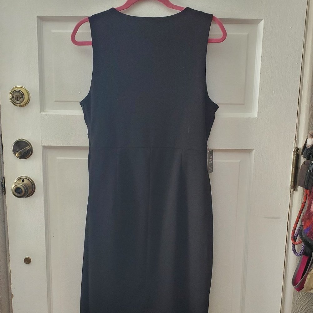 NWT Express Pleated Shoulder Sheath Dress - L - Picture 2 of 8